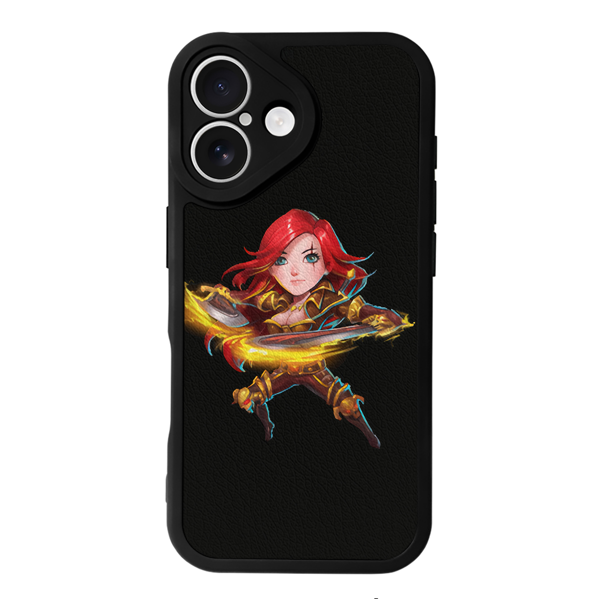 （画像用） リーグ・オブ・レジェンド League of Legends LOL 【iPhone 16シリーズ対応】シリコンスマホケース（レザー調） 材質：シリコン